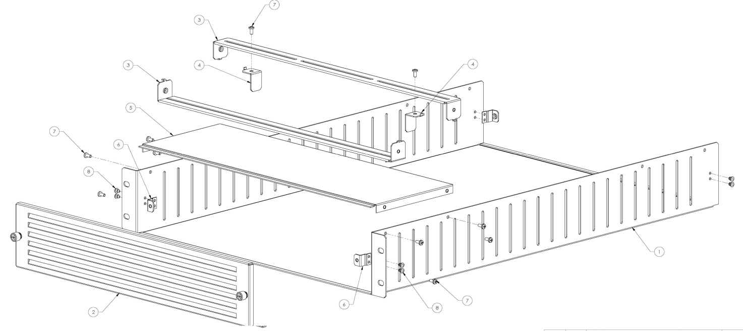 Figure: Set Top Box Mounting Shelf